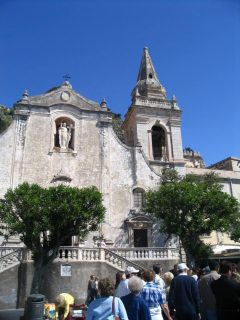 San Guiseppe, Taormina, Sicilia, antikken, Sør-Italia, Italia