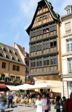 Maison Kammerzell, Strasbourg, Grand Ile, bindingsverk, Unescos liste over Verdensarven, Nord-Frankrike, Frankrike