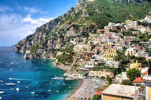 Positano, Amalfikysten, Sør-Italia