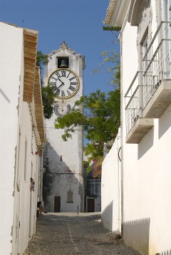 gamlebyen, kirke, Tavira, Algarvekysten, Sør-Portugal, Portugal