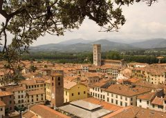 Lucca, renessanse, middelalder, historisk bydel, gamleby, Toscana, Midt-Italia, Italia