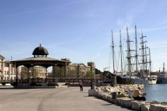 Velero en el Puerto de Valencia, Unescos liste over Verdensarven, Costa Blanca og Valencia, Spania