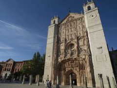 Iglésia de San Pablo, Plaza de San Pablo, Valladolid, historisk bydel, gamleby, Castilla y Leon, Madrid og innlandet, Spania