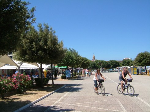 Umag, gamlebyen, historisk bysenter, middelalder, Adriaterhavet, Istria, Kroatia