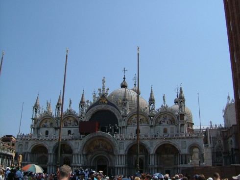 Basilica di San Marco - Marcuskatedralen, Venezia, Marcus-plassen, Canal Grande, Unescos liste over Verdensarven, middelalder, gotikken, evangelisten Marcus, renessanse-arkitektur, Veneto, Nord-Italia, Italia 