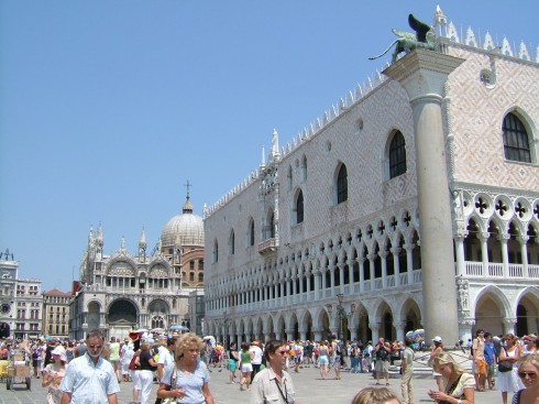 Marcus-plassen, Venezia, Marcus-plassen, Canal Grande, Unescos liste over Verdensarven, middelalder, gotikken, evangelisten Marcus, renessanse-arkitektur, Veneto, Nord-Italia, Italia 