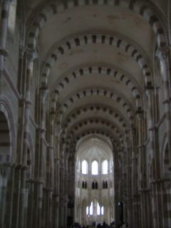 Cathédral La Madeleine, Vezelay, middelalder, korstogene, Midt-Frankrike, Frankrike