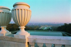 Schloss Schönbrunn sett fra Gloriette, Wien, Innere Stadt, Unescos liste over Verdensarven, Ober- Nieder-Österreich og Wien, Østerrike