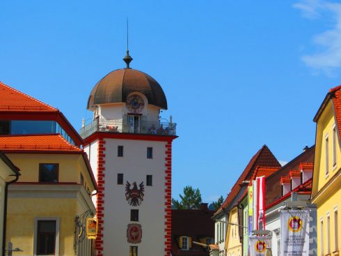 Østerrike Schwammerlturm i Leoben