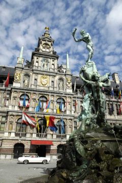 Grote Markt, Antwerpen, Flandern, Belgia