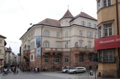 Bolzanos arkeologiske museum, Gamlebyen, Altstadt, Bolzano, Bozen, Alto Adige, Tyrol, Süd-Tirol, Nord-Italia, Italia