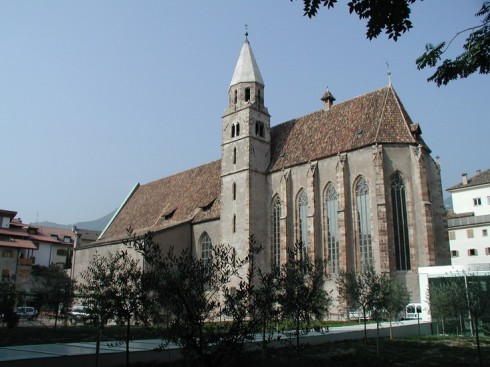 Fransiskanerkirche, Altstadt, Bolzano, Bozen, Alto Adige, Nord-Italia, Italia