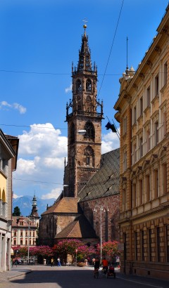 Duomo Santa Maria Assunta, Altstadt, Bolzano, Bozen, Alto Adige, Tyrol, Süd-Tirol, Nord-Italia, Italia