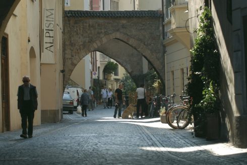 Streiter Gasse, Altstadt, Bolzano, Bozen, Alto Adige, Tyrol, Süd-Tirol, Nord-Italia, Italia