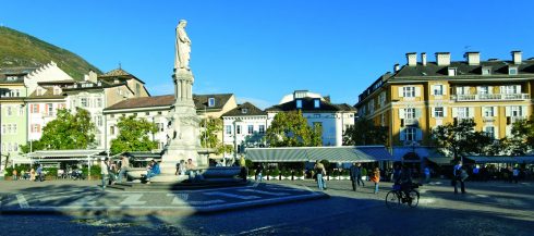 Walthersplatz, Piazza Walther, Bolzano, Alto Adige, Nord-Italia, Italia