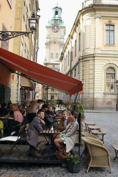 Chocladkoppen Café, Stockholm, Gamla Stan, gamlebyen, Unesco Verdensarv, Sverige