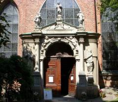 Tyska Kyrkan, portal, Stockholm, Gamla Stan, gamlebyen, Unesco Verdensarv, Sverige