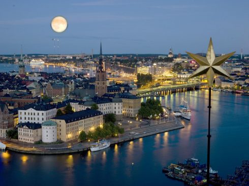 Riddarholmen, Stockholm, Gamla Stan, gamlebyen, Unesco Verdensarv, Sverige