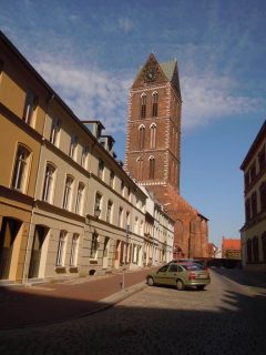 Marienkirche, Wismar, Østersjøen, middelalder, Backsteinsgotik, Ostsee, Unesco Verdensarv, Gamlebyen, Altstadt, Hansestadt Wismar, Mecklenburg Vorpommern, Nord-Tyskland