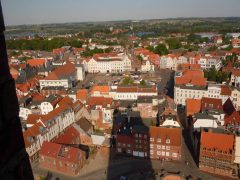 Marienkirche, Wismar, Østersjøen, middelalder, Backsteinsgotik, Ostsee, Unesco Verdensarv, Gamlebyen, Altstadt, Hansestadt Wismar, Mecklenburg Vorpommern, Nord-Tyskland