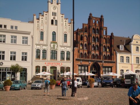 Alter Schwede, Wismar, Østersjøen, Ostsee, Gamlebyen, Altstadt, Hansestadt Wismar, Mecklenburg Vorpommern, Nord-Tyskland