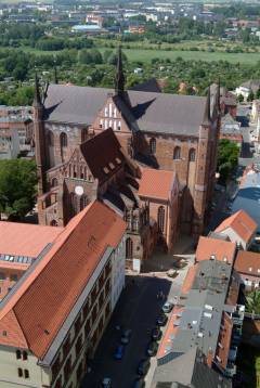 St Georgen Kirche, Wismar, Østersjøen, middelalder, Backsteinsgotik, Ostsee, Unesco Verdensarv, Gamlebyen, Altstadt, Hansestadt Wismar, Mecklenburg Vorpommern, Nord-Tyskland