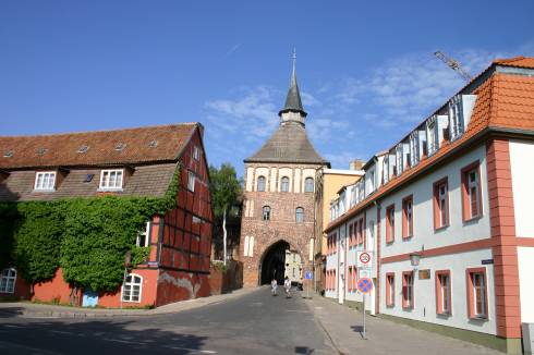 Kütertor, Stralsund, Unescos Verdensarvliste, Wismar, Lübeck, Hansaen, Hanseatforbundet, Mecklenburg Vorpommern, Nord-Tyskland