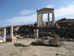 Mykonos, Gammelt Isis-tempel, Delos, Mykonos, Kykladene, de øvrige øyene, Hellas