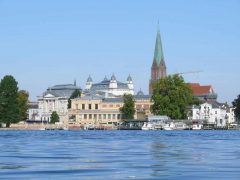 Schwerin, Altstadt, Theater, Staatsmuseum, Nord-Tyskland