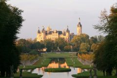 Schwerin, Altstadt, Schweriner Schloss, Mecklenburg-Vorpommern, Nord-Tyskland