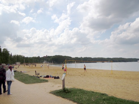 Schwerin, badestrand, Schweriner See, Zippendorf Beach, Nord-Tyskland