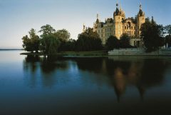 Schwerin, Altstadt, Schweriner Schloss, Mecklenburg-Vorpommern, Nord-Tyskland