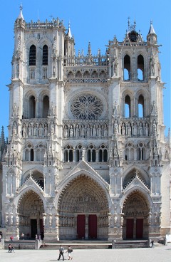  Amiens, Cathédrale Notre-Dame, middelalder, gotikken, katedralby, Unescos liste over Verdensarven, Nord-Frankrike