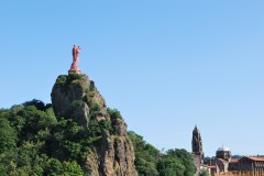 Le Puy en Velay, Cathédrale de Notre-Dame, pilegrimsmål, romansk arkitektur, tidlig middelalder, tidlig kristendom, sort madonna, klosterhage, Unescos liste over Verdensarven, Massif Central, Sør-Frankrike