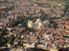  York, Yorkshire, middelalder, katedral, The York Minster, vikinger, vikingtid, romere, romertid, Konstantin den Store, angelsaksere, England, Storbritannia