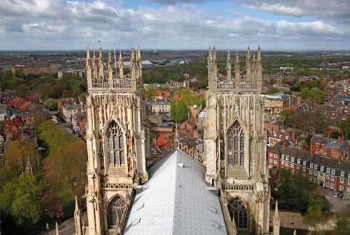  York, Yorkshire, middelalder, katedral, The York Minster, vikinger, vikingtid, romere, romertid, Konstantin den Store, angelsaksere, England, Storbritannia