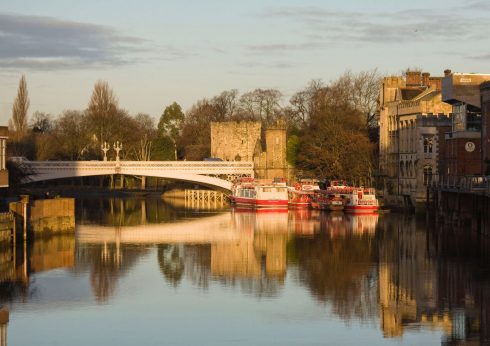 Lendal Brigde, Guildhall, York, Yorkshire, middelalder, katedral, The York Minster, vikinger, vikingtid, romere, romertid, Konstantin den Store, angelsaksere, England, Storbritannia