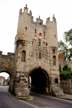 Mickelgate Bar, York, Yorkshire, middelalder, katedral, The York Minster, vikinger, vikingtid, romere, romertid, Konstantin den Store, angelsaksere, England, Storbritannia