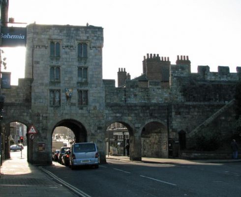 Micklegate Bar, York, Yorkshire, middelalder, katedral, The York Minster, vikinger, vikingtid, romere, romertid, Konstantin den Store, angelsaksere, England, Storbritannia