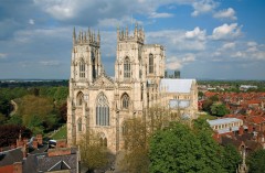  York, Yorkshire, middelalder, katedral, The York Minster, vikinger, vikingtid, romere, romertid, Konstantin den Store, angelsaksere, England, Storbritannia