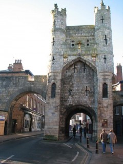 Monk Bar, York, Yorkshire, middelalder, katedral, The York Minster, vikinger, vikingtid, romere, romertid, Konstantin den Store, angelsaksere, England, Storbritannia