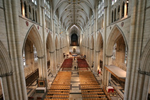 York Minster, York, Yorkshire, middelalder, katedral, The York Minster, vikinger, vikingtid, romere, romertid, Konstantin den Store, angelsaksere, England, Storbritannia