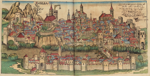  Basel, Münster, Augusta Raurica, Rhinen, romertid, middelalder, kulturseverdigheter, gamlebyen, marktplatz, Sveits