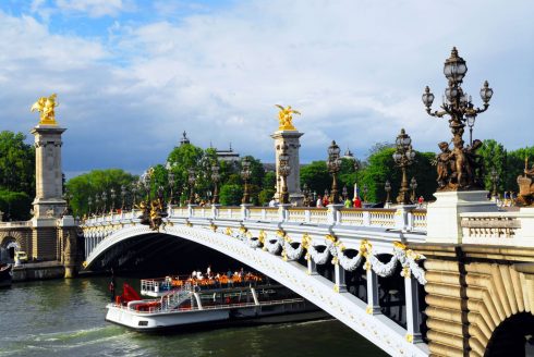 Paris, Pont Alexander III, Grand Palais, Latinerkvarteret, Champs Élysées, Ile de Cité, Notre Dame, middelalder, Tuilerie, obelisken, Ile de France, Unescos liste over Verdensarven, Seinen, Nord-Frankrike, Frankrike