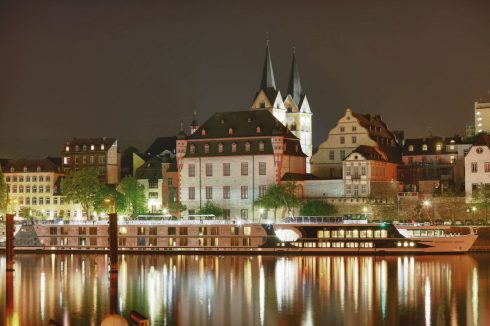 Koblenz, Deutsches Eck, Rhinen, Rheintal, romertid, middelalder, Unescos liste over Verdensarven, Vest-Tyskland