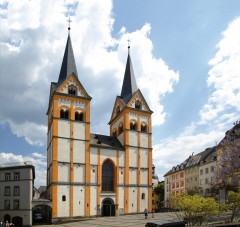 Koblenz, Florinskirche, Deutsches Eck, Mosel, Rhinen, Rheintal, romertid, middelalder, Unescos liste over Verdensarven, Vest-Tyskland