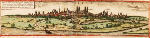 Speyer, Altstadt, Unescos liste over Verdenarven, romertid, Altpörtel, Rhinen, Kaiserdom, jødenes Shphira, middelalder, Vest-Tyskland