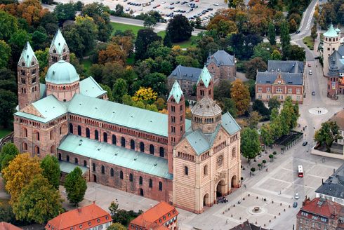 Speyer, Altstadt, Unescos liste over Verdenarven, Altpörtel, Rhinen, Kaiserdom, jødenes Shphira, middelalder, Vest-Tyskland