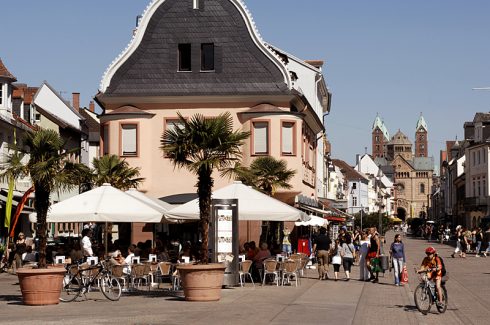 Speyer, Altstadt, Unescos liste over Verdenarven, romertid, Altpörtel, Rhinen, Kaiserdom, jødenes Shphira, middelalder, Vest-Tyskland