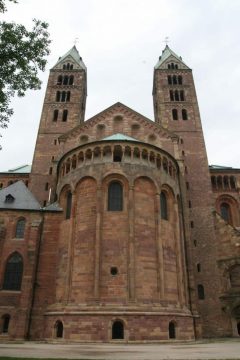 Speyer, Altstadt, Unescos liste over Verdenarven, romertid, Altpörtel, Rhinen, Kaiserdom, jødenes Shphira, middelalder, Vest-Tyskland